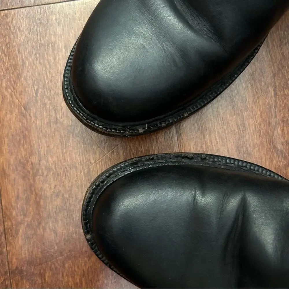 Rag & Bone Dartford Chelsea Boot in Black Leather, Size 7.5 EU37.5